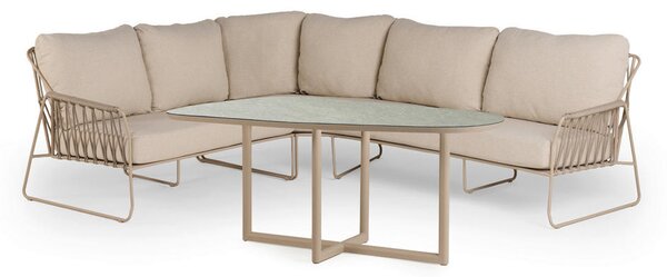 LOUNGE GARNITURA aluminij