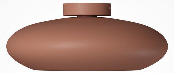Maytoni LED-stropna svetilka Aros, bakrene barve, premer 40 cm, kovina, 3.000 K, Bakrena, Dnevna soba / jedilnica, Aluminij
