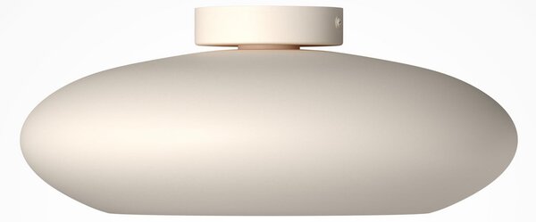 Maytoni LED-stropna svetilka Aros, bela, premer 40 cm, kovina, 3.000 K, Bela, Dnevna soba / jedilnica, Aluminij