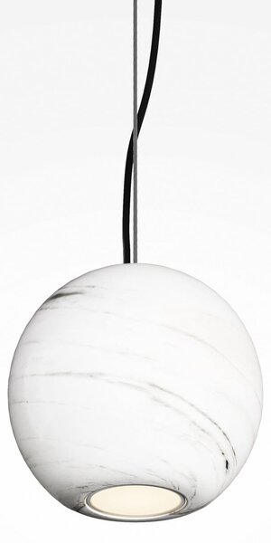 Maytoni Visoka svetilka BASIC TEXTURE, bela, Ø 12 cm, marmor, GU10, zatemnjen, Bela, Dnevna soba / jedilnica, Marmor, Sodobni, Globus