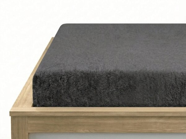Frotir rjuha EXCLUSIVE temno siva 160x200 cm