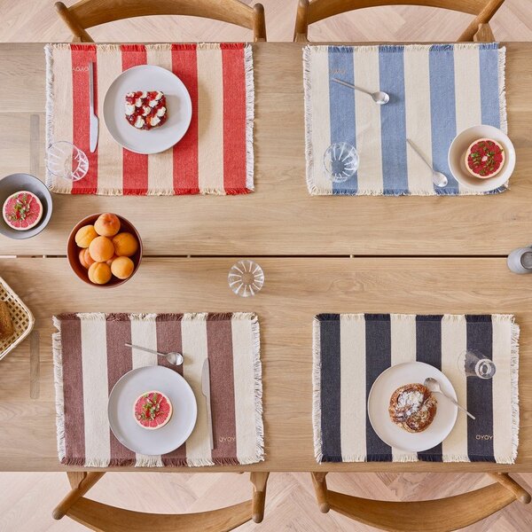 Pogrinjki v kompletu 2 ks iz organskega bombaža 36x48 cm Toppu – OYOY Living Design