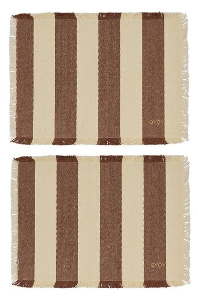 Pogrinjki v kompletu 2 ks iz organskega bombaža 36x48 cm Toppu – OYOY Living Design
