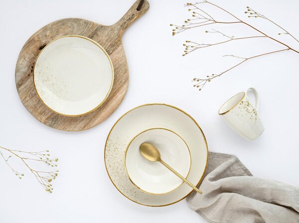 SKLEDICA ZA KOSMIČE Nature Collection Creme 16,5/6 cm