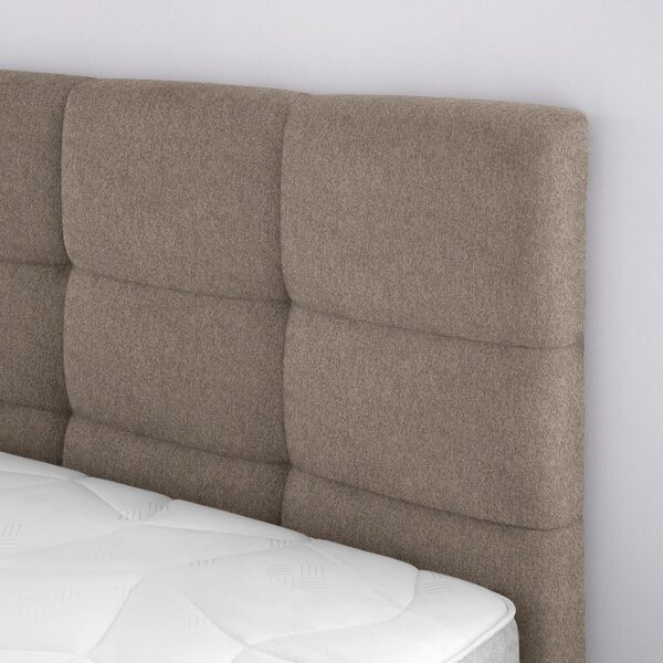 Mömax Postelja Boxspring Oviedo, Barva Kapučina,160x200