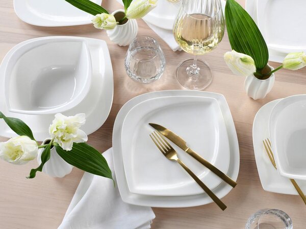 Creatable Jedilni Servis Melbourne Creme, 12-Delni