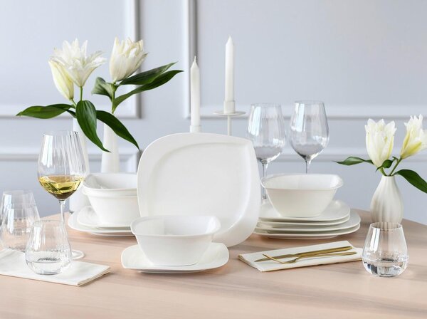 Creatable Jedilni Servis Melbourne Creme, 12-Delni