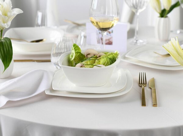 Creatable Jedilni Servis Melbourne Creme, 12-Delni