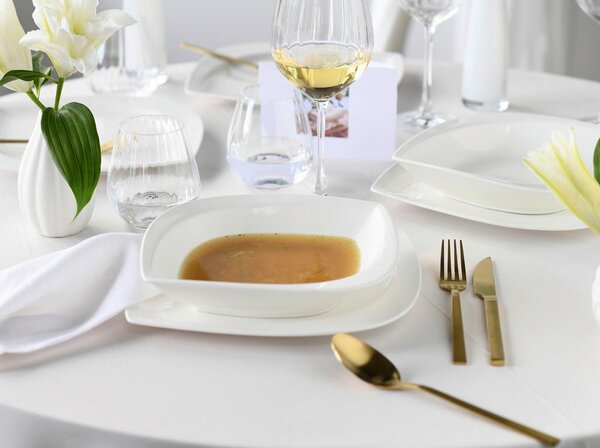 Creatable Jedilni Servis Melbourne Creme, 12-Delni