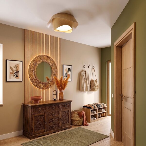 Stropna svetilka LED APP1930-C 40cm WOOD