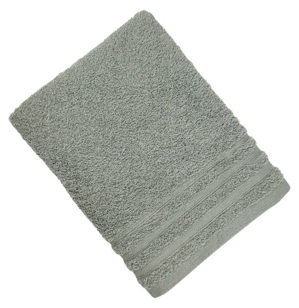 Brisača LINVERO 40x60 cm sivo-zelena, 100% bombaž
