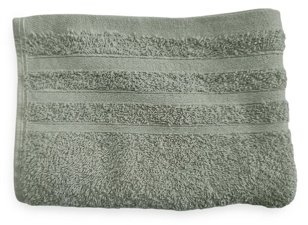 Brisača LINVERO 40x60 cm sivo-zelena, 100% bombaž