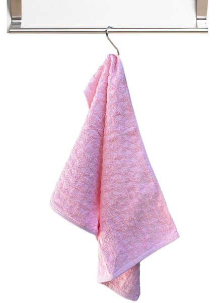 Otroška brisača KAPPA 40x60 cm roza, 100% bombaž