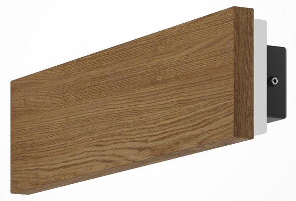 Maytoni LED-stenna svetilka BASIC TEXTURE, les, širina 30 cm, CCT, Les, Dnevna soba / jedilnica, Les, Sodobni