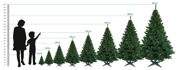 ShopJK Božično drevo bor 100 cm