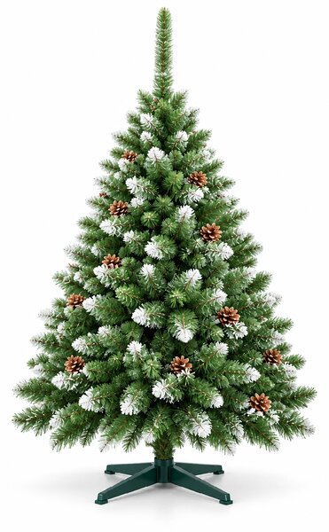 ShopJK Božično drevo bor zasneženi s storži 150 cm