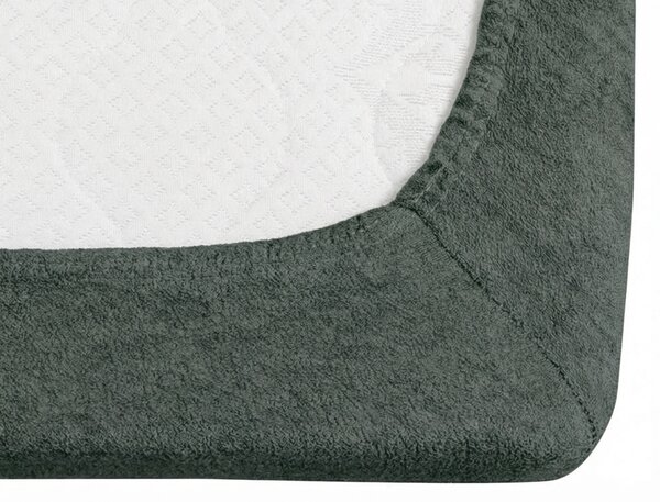 Frotirno rjuho EXCLUSIVE zelena-siva 90 x 200 cm