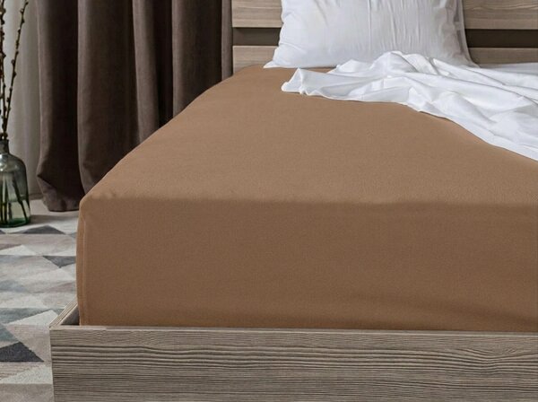 Jersey rjuha EXCLUSIVE rjava 90 x 200 cm