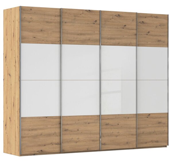 OMARA Z DRSNIMI VRATI, bela, hrast artisan