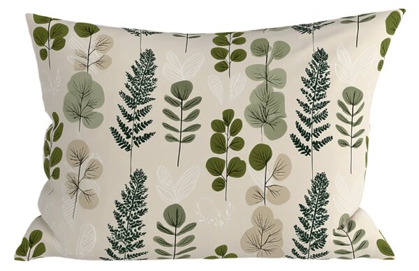 Prevleka za vzglavnik iz mikrovlaken SCANDI NATURE 50x70 cm, zelena