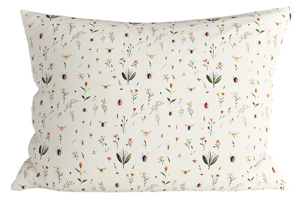 Prevleka za vzglavnik iz mikrovlaken INSECTA 70x90 cm, krem