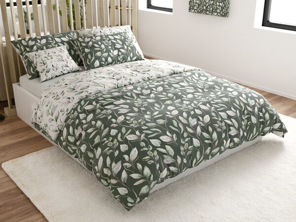 Posteljnina iz mikrovlaken DREAMFLOR zelena Dimenzije posteljnine: 70 x 90 cm | 140 x 200 cm