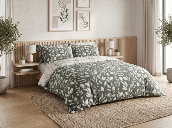 Posteljnina iz mikrovlaken DREAMFLOR zelena Dimenzije posteljnine: 70 x 90 cm | 140 x 200 cm