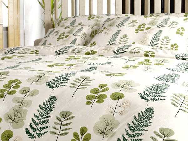 Posteljnina iz mikrovlaken SCANDI NATURE zelena Dimenzije posteljnine: 70 x 90 cm | 140 x 200 cm