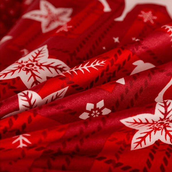 Posteljnina iz mikrovlaken VELVET CHRISTMAS rdeča Dimenzije posteljnine: 70 x 90 cm | 140 x 220 cm