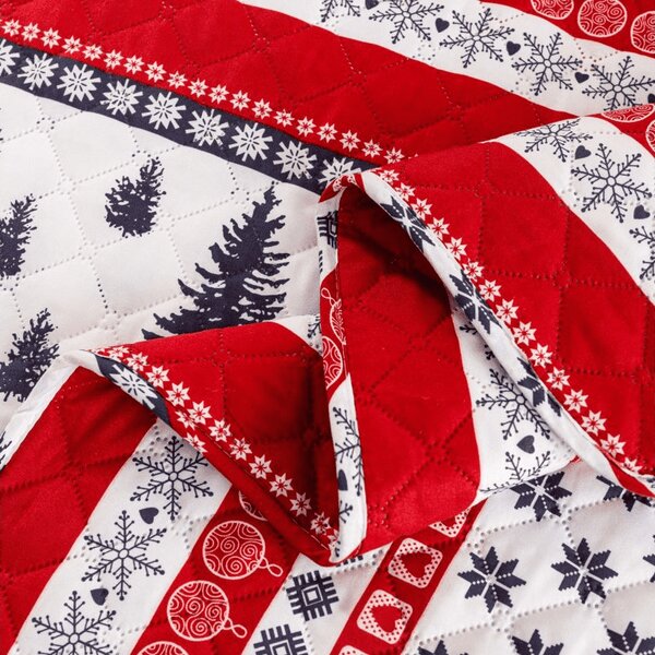 Pregrinjalo za posteljo TWINKLE CHRISTMAS, barvno Dimenzije: 170 x 210 cm