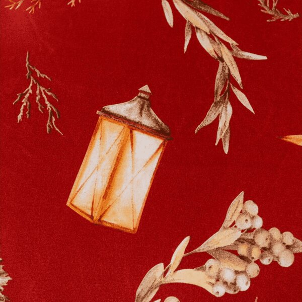 Posteljnina iz mikrovlaken GOLD CHRISTMAS rdeča Dimenzije posteljnine: 70 x 90 cm | 140 x 220 cm