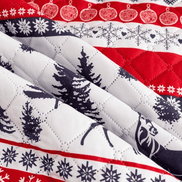 Pregrinjalo za posteljo TWINKLE CHRISTMAS, barvno Dimenzije: 170 x 210 cm