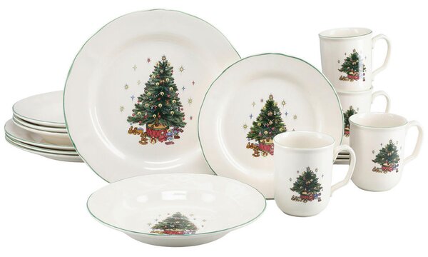 KOMBINIRANI SERVIS Tannenbaum bunt