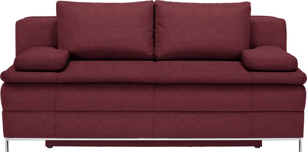BOXSPRING ZOFA, vinsko rdeča tekstil