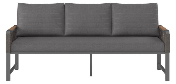 LOUNGE ZOFA tkanina aluminij