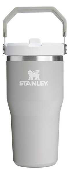 Svetlo siva termovka iz nerjavečega jekla 600 ml IceFlow™ Flip Straw 2.0 Tumbler Ash – Stanley
