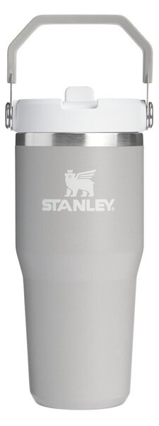 Svetlo siva termovka iz nerjavečega jekla 410 ml IceFlow™ Flip Straw 2.0 Tumbler Ash – Stanley
