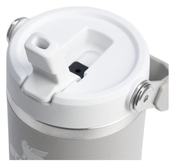 Svetlo siva termovka iz nerjavečega jekla 410 ml IceFlow™ Flip Straw 2.0 Tumbler Ash – Stanley