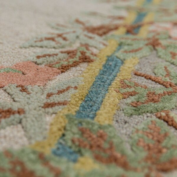 Ročno tkan volnen tekač 80x300 cm Verona Floral – Flair Rugs