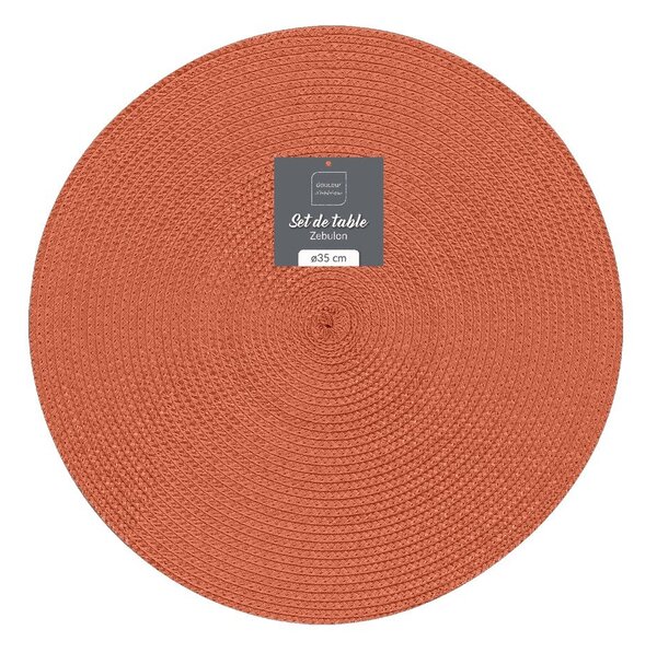 Plastičen pogrinjek ø 35 cm Zebulon – douceur d'intérieur