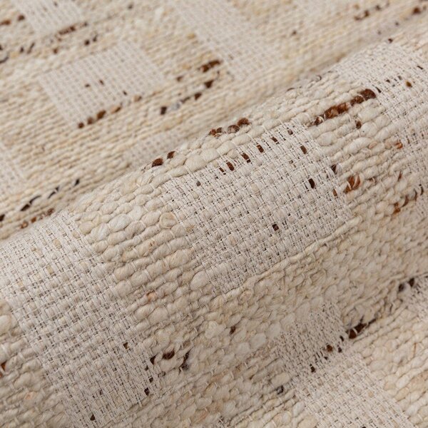 Ročno tkana preproga iz mešanice volne v naravni barvi 140x200 cm Rova Blend – Flair Rugs