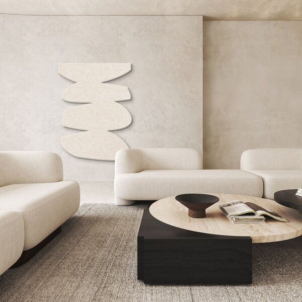 Tekstilni akustični panel 88x118 cm Stone Balance – Malerifabrikken
