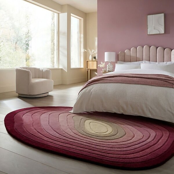 Vijolična ročno tkana volnena preproga 160x230 cm Puddle Ombre – Flair Rugs