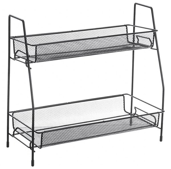 Organizator za kuhinjo TALORO 31x32,5 cm, črn