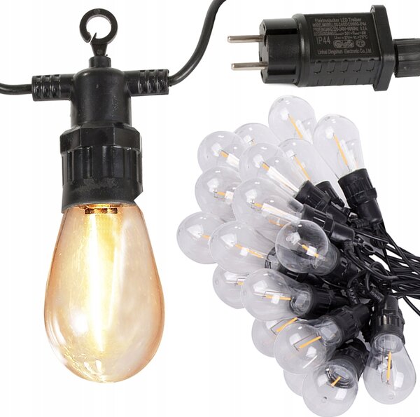 LED svetlobna vrtna veriga LUCENT, 20 m