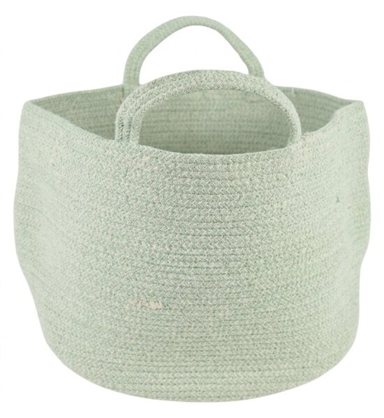 Košara za shranjevanje z ročaji COTTON HAVEN 35x35 cm - več barv Barva: Svetlo siva