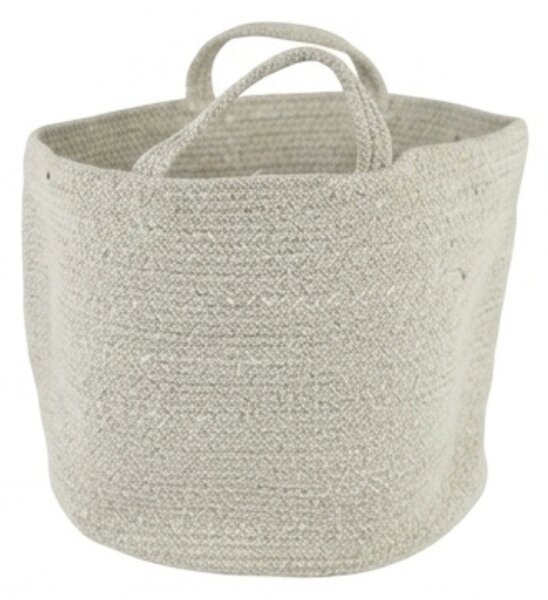 Košara za shranjevanje z ročaji COTTON HAVEN 35x35 cm - več barv Barva: Svetlo siva