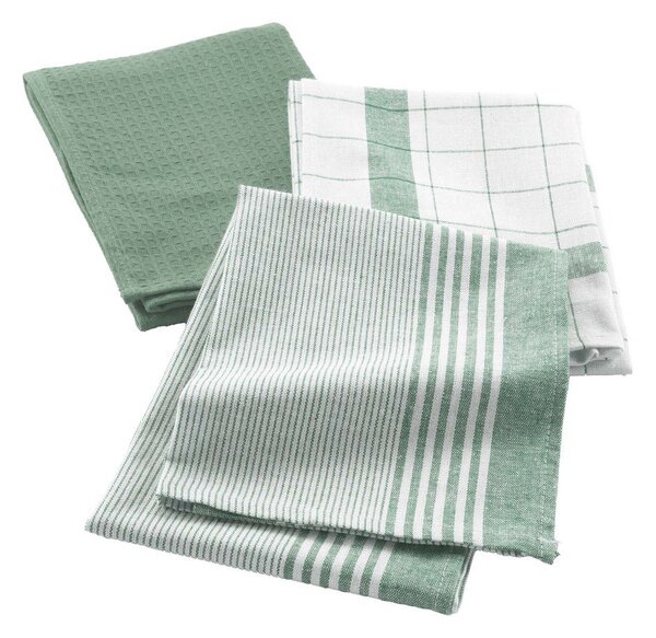 Bombažne kuhinjske krpe v kompletu 3 ks 50x70 cm Vibrato – douceur d'intérieur