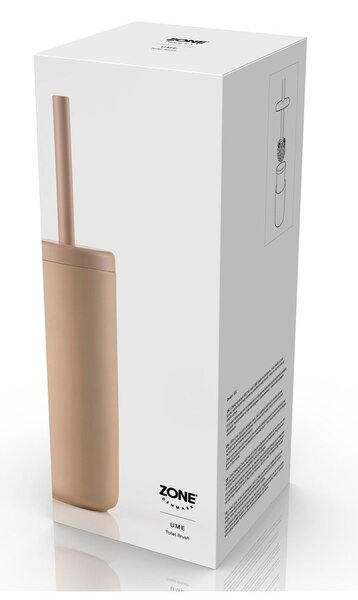 Bež WC ščetka iz kamenine Ume – Zone