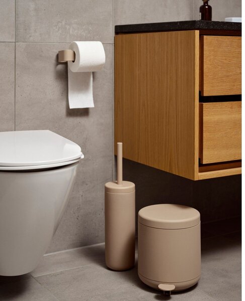 Bež WC ščetka iz kamenine Ume – Zone
